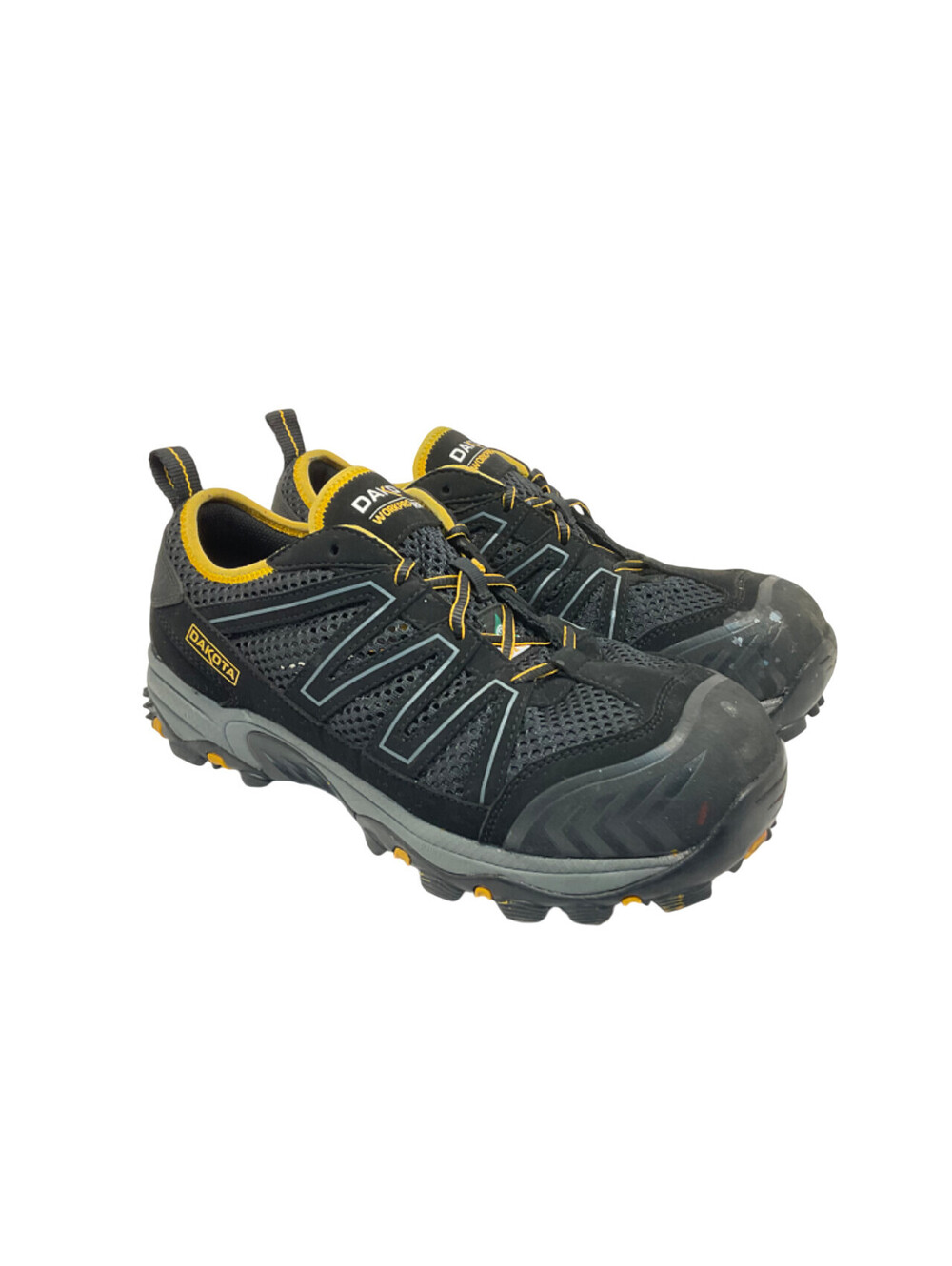 Dakota Men's Low-Cut Aluminum Toe Composite Plate Safety Shoes 2302 Black 8W/L
